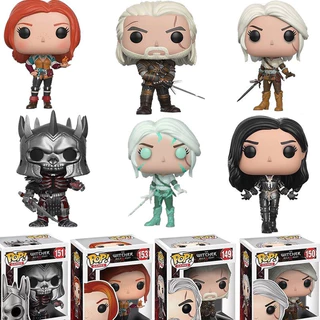 Funko Pop Witcher 3 Caçada Selvagem Geralt # 149 Tris 153 Ciri 150 Yennefer 152 Eredrina 151 Boneco de Ação Móvel Mo