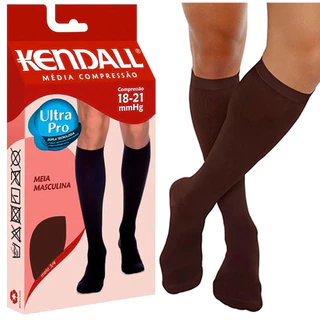 Meia 3/4 Masculina Média Compressão 18-21 mmHg Kendall