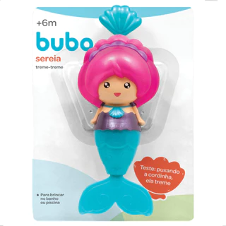Brinquedo De Banho divertido Sereia Treme Treme Bate Cauda Nada Banheira Agua para Se Molhar Buba