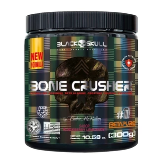 Pré Treino Bone Crusher Black Skull Nova Fórmula 300g