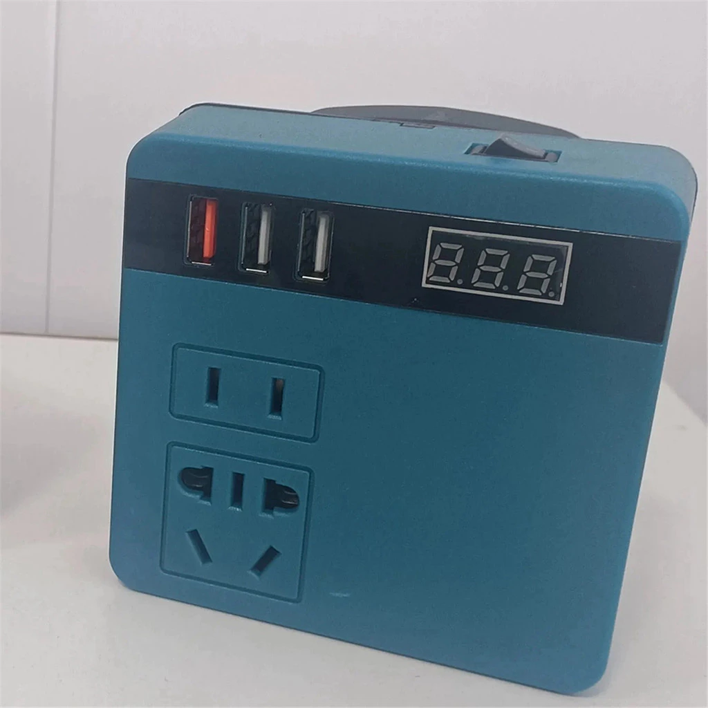 Inversor Portátil Para Bateria De Lítio , Ferramenta De Operação Externa 220V AC/5V DC/20V