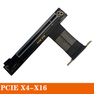 Placa Gráfica PCIe 3.0 4X 8X 16X GPU Extensão Cabo De 90 Graus Pci Express X16 Adaptador De Riser Extensor-e Flexível