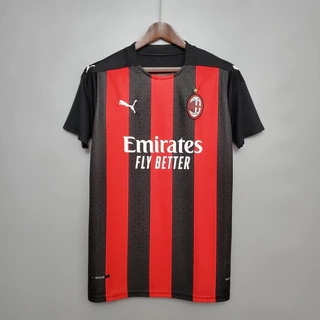 20-21 AC Milan home S-XXL Versão Tailandesa Da Camisa De Futebol 1 : 1