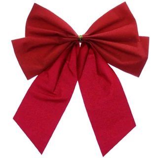 Kit 6 Enfeite Árvore Natal Laço Lacinho Vermelho 16cm