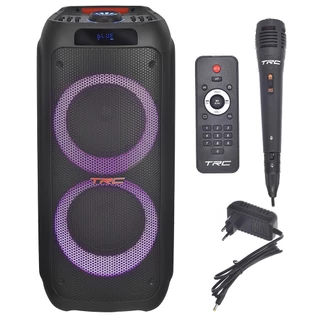 Caixa de som amplificada 1000W RMS Bluetooth Microfone TRC 5590