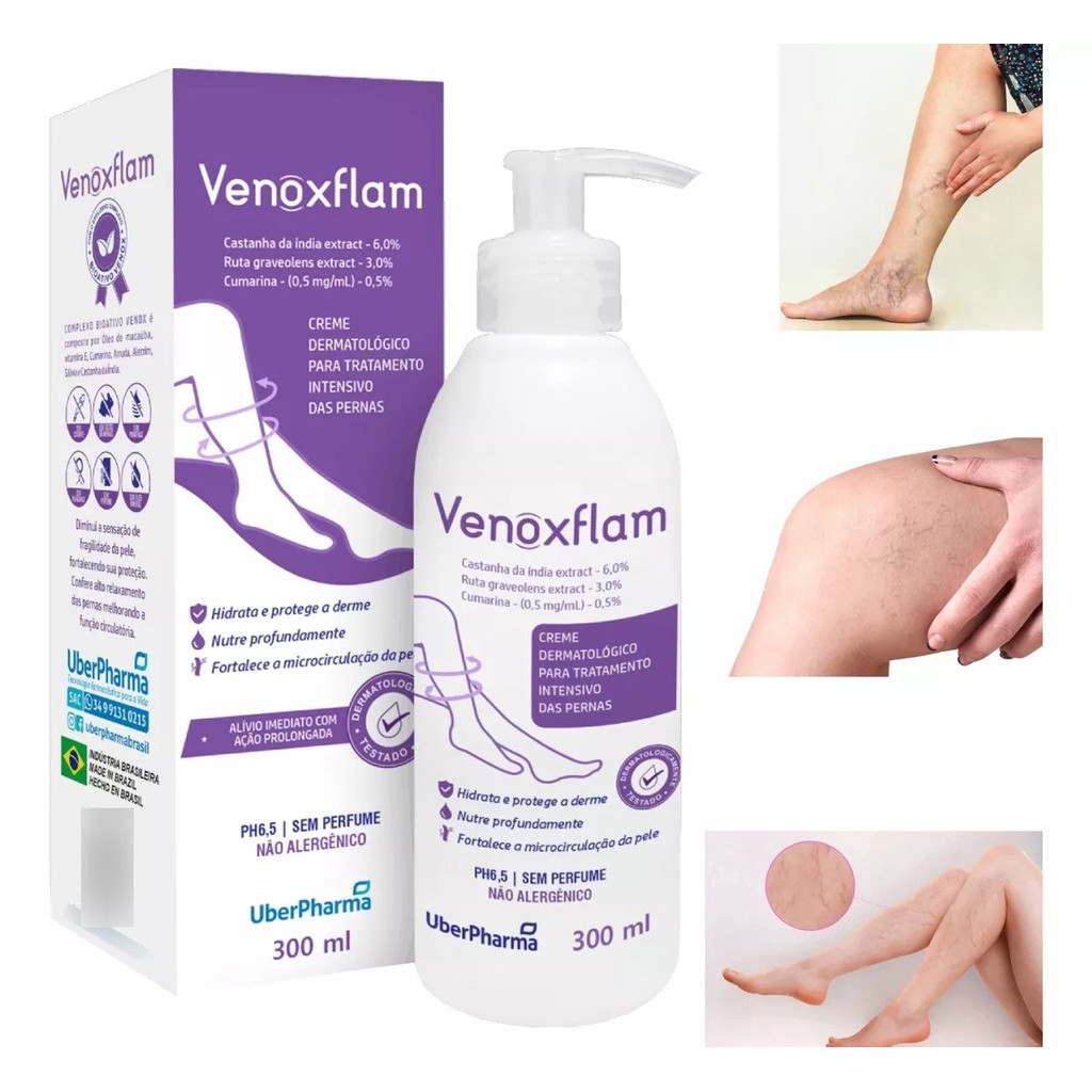 Creme Hidratante Para Varives Vazinho Dores Nas Pernas Circulação ...