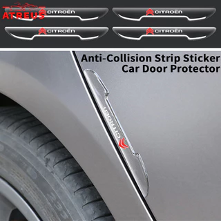 4 Peças Citroen Porta De Carro Transparente Adesivos Anti-colisão Borda De Porta Anti-riscos Protetor Para Citroen c4 Cactus c5 c3 Aircross e-c4 DS5 DS7