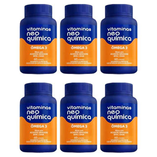Kit Com 6 Vitaminas Ômega 3 com 60 Cápsulas - Neo Química