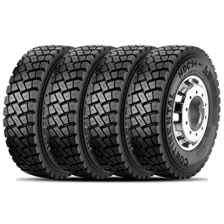 Kit 4 Pneu Continental Aro 22.5 275/80r22.5 149/146k Hdc1+ em Oferta na Shopee