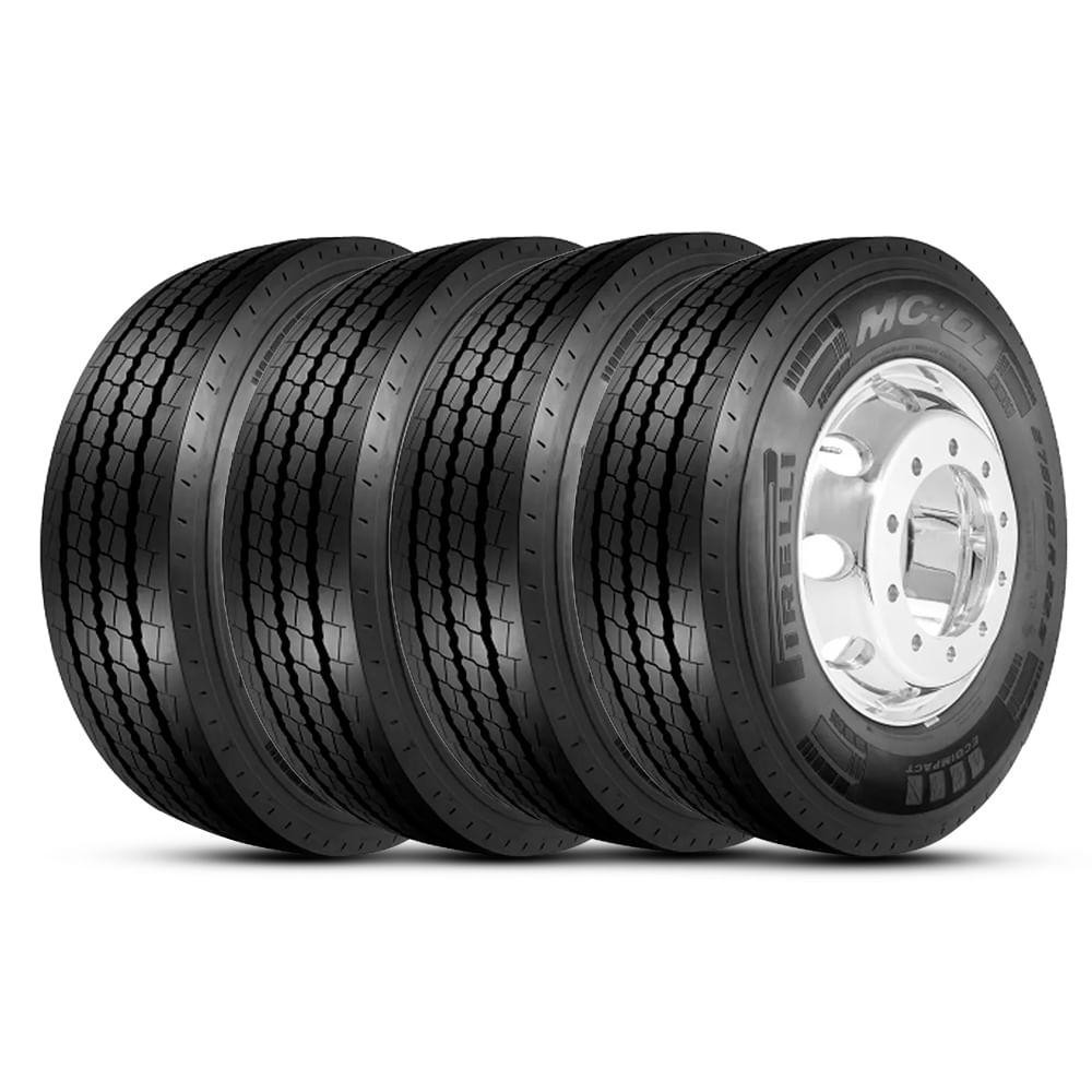 Kit 4 Pneu Pirelli Aro 22.5 275/80r22.5 149/146j M+s Mc01 | Shopee Brasil