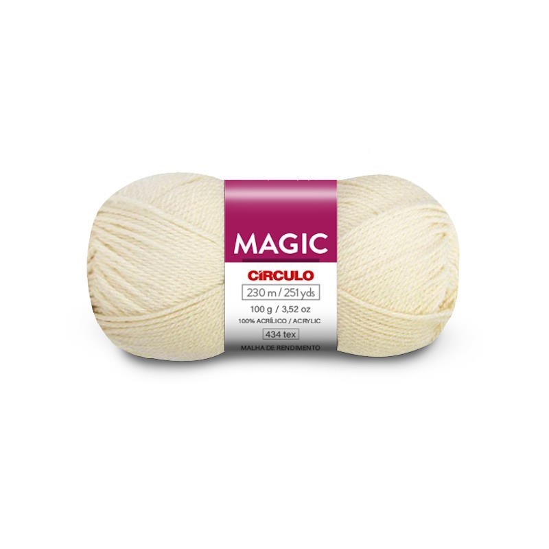 Fio/Lã Magic 100g Circulo Tex 434 230 metros 100% acrilico (cores