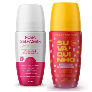 Rosa Selvagem Kit Desodorante Clareador e Desodorante Suvaquinho 2x85g