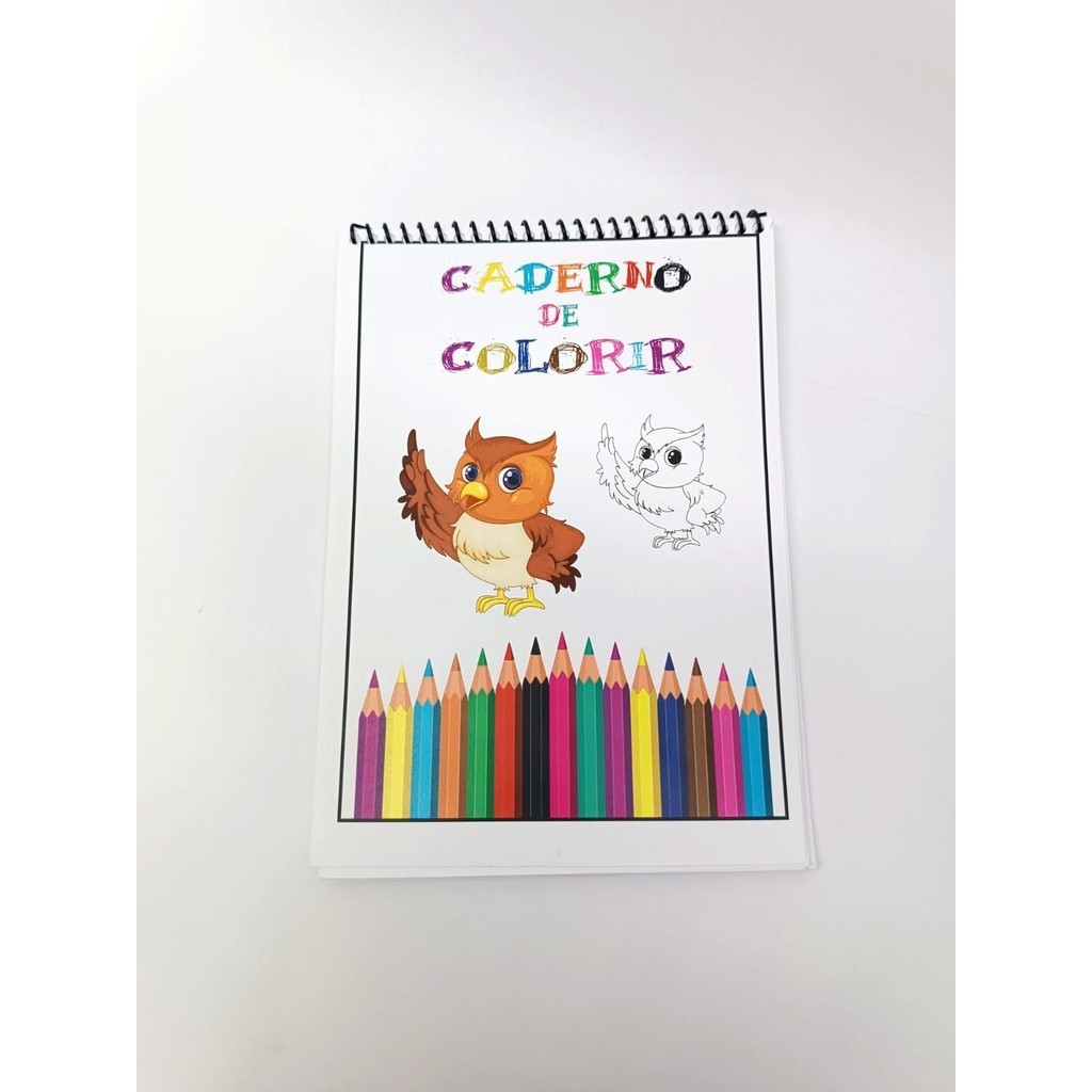Caderno de colorir infantil | Shopee Brasil