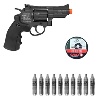 Revolver Full Metal Co2 Gamo Pr-725 4.5mm + Co2 + Chumbinho