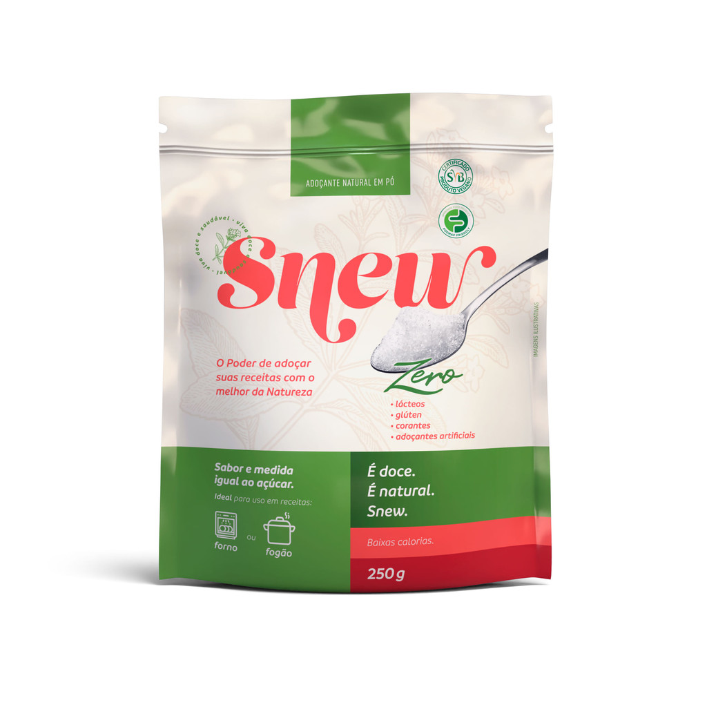 Adoçante Natural em Pó Snew Forno e Fogão 250g Chocolife | Shopee Brasil