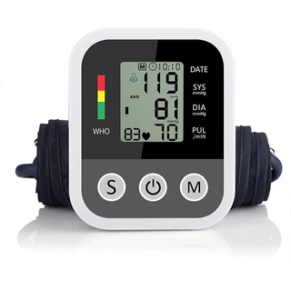 Monitor digital de pressão arterial de braço totalmente automático em Oferta na Shopee