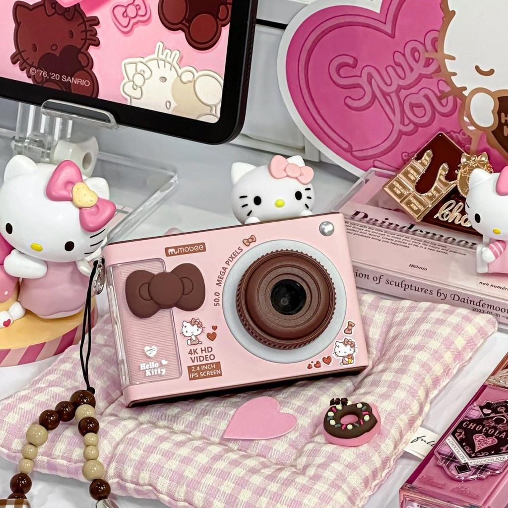 Hello Kitty Retro Campus Câmera Bonito Dos Desenhos Animados Crianças ...
