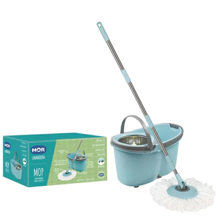 Balde Espremedor Mop Com Rodinhas 21 Litros Mor em Oferta na Shopee