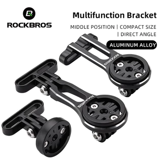 ROCKBROS Velocímetro Suporte Extensível Integrado De Alumínio De Liga De Montagem Para Garmin Wahoo Bryton
