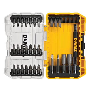 Jogo De Bits Ponta Para Parafusar 29 Peças DeWALT Magnético Com Estojo Parafusadeira Furadeira Resistente DW2162