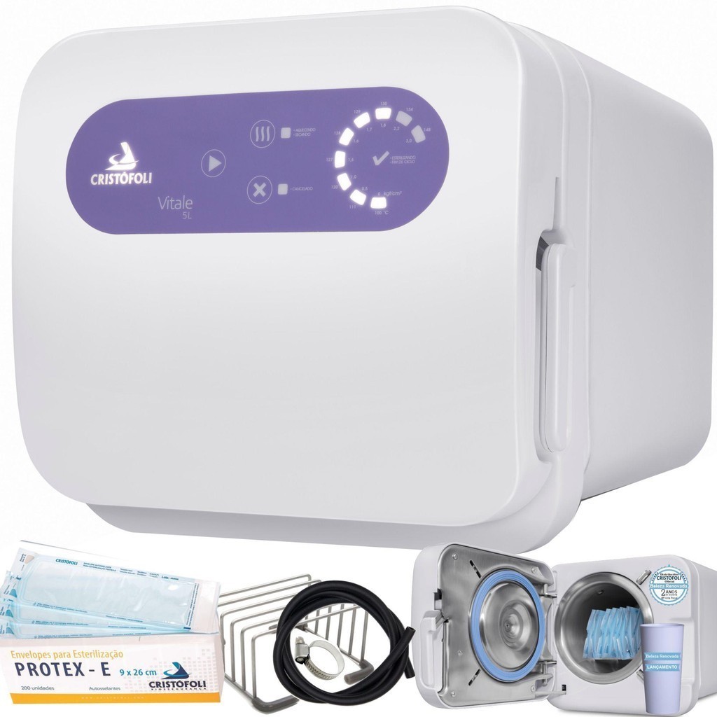 Autoclave manicure Cristofoli Amora 4 Litros + 200 Envelopes