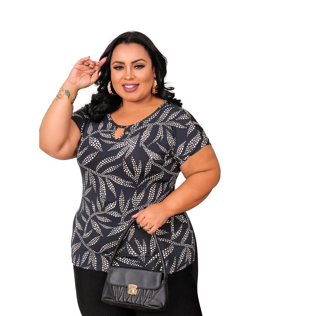 Blusa Social Feminina Plus Size Moda Evangélica /Blusa para