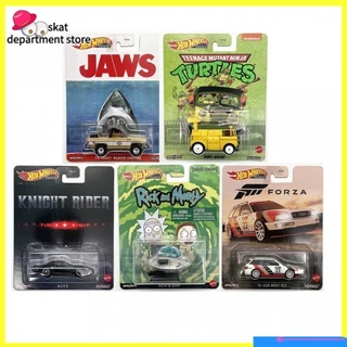 >> Hot Wheels Entertainment Culture Series Big White Shark Chevrolet Rick Morty Ninja Turtles versão modelo de carro de liga leve