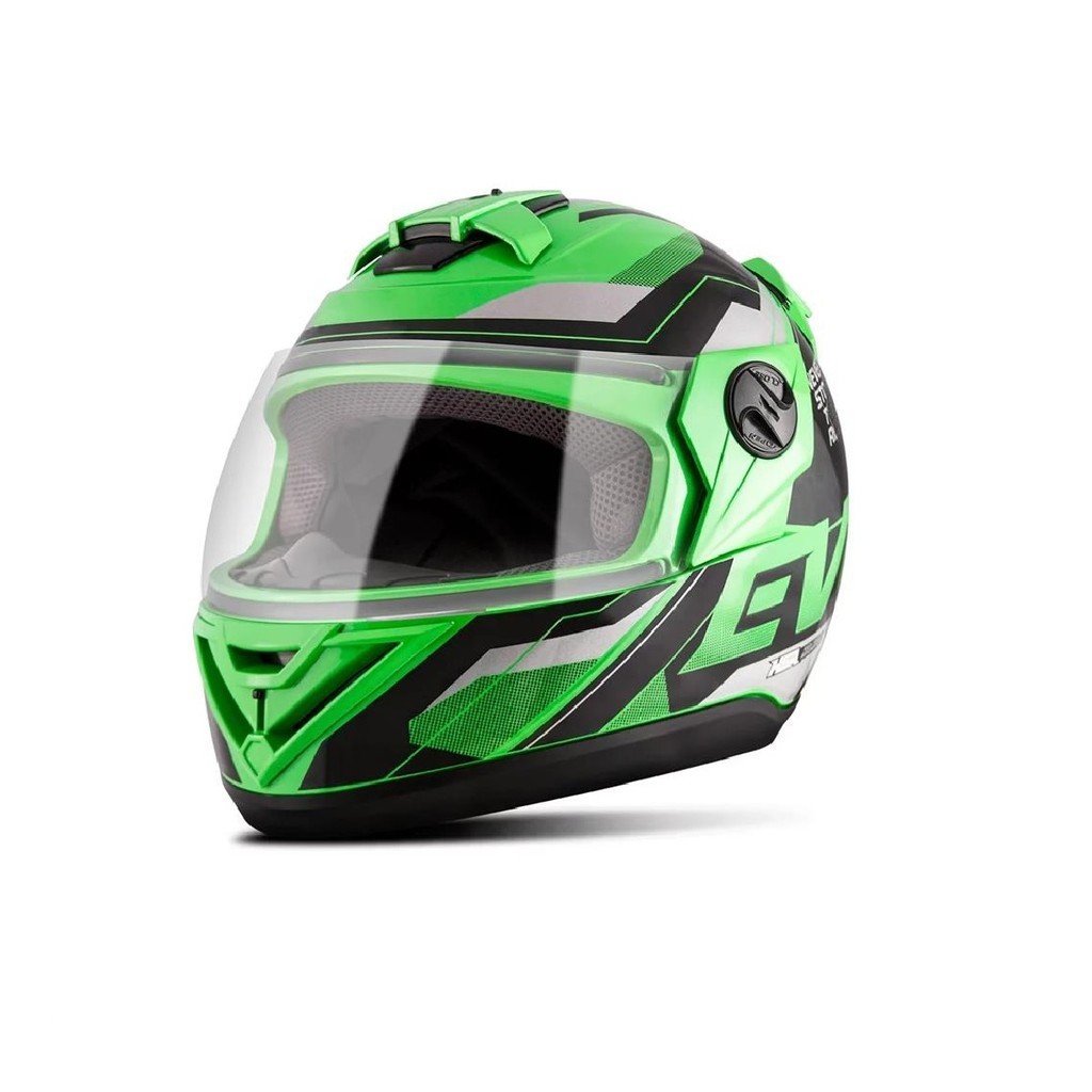 Capacete Liberty Evolution 788 G8 Evo Verde Brilhante Tamanho 56