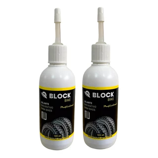 Selante Preventivo Para Pneus de Bicicleta Com Câmara de Ar Block Bike Profissional - 2 unidades