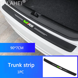 Pára-Choques Porta-Malas Do Carro Autocolantes De Soleira Para Skoda VRS virs Octavia Kamiq Karoq RS Fabia Superb Rapid Scala Citigo