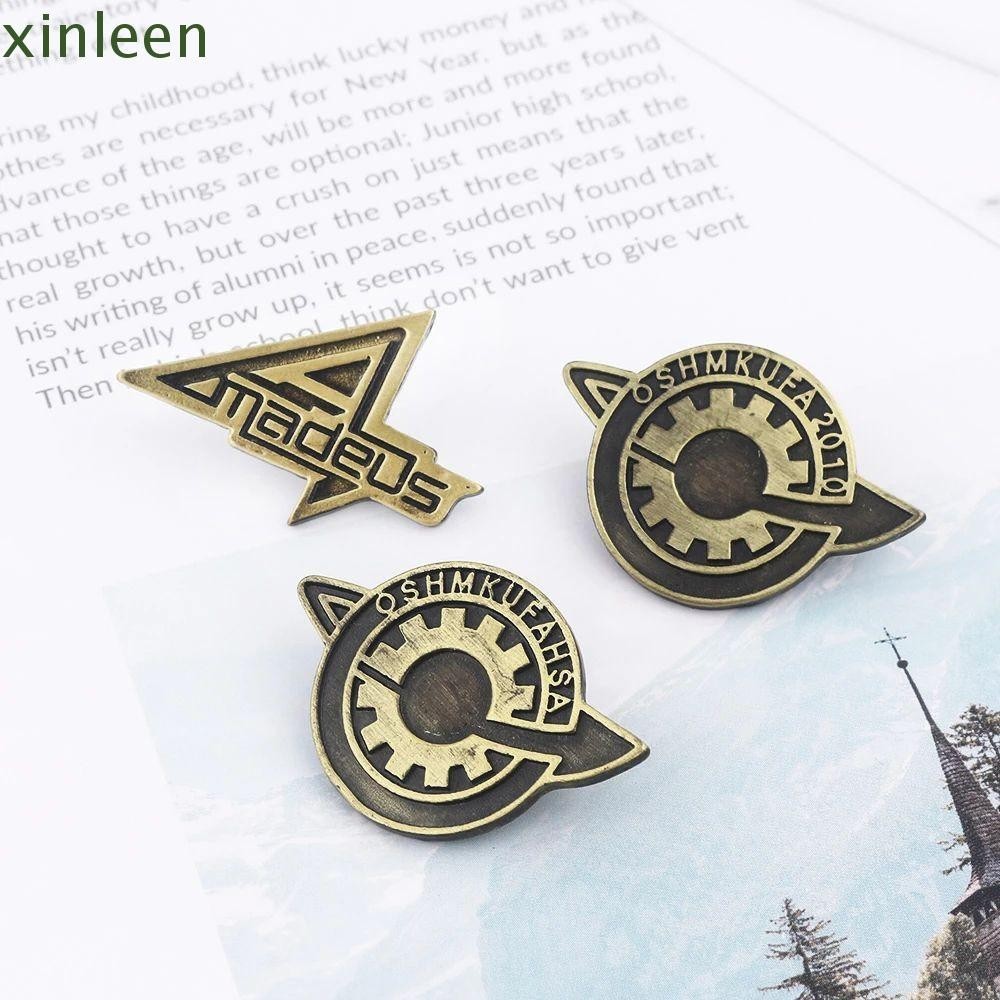 XINLEEN Game Steins Gate Mulheres Homens Cosplay Crachá Jóias Lapela Alfinetes Labmen Broche