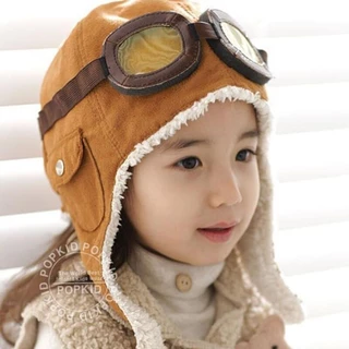Chapéu Piloto Infantil Thunderbolt Parágrafo De Inverno Cartoon Popular Fashion Children's Pilot