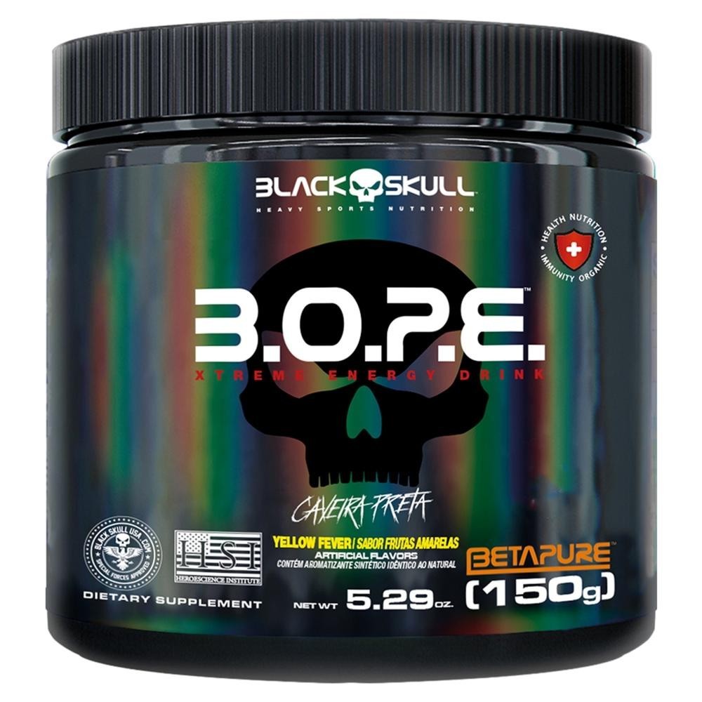 Bope Black Skull Punch Frutas Amarelas 150G