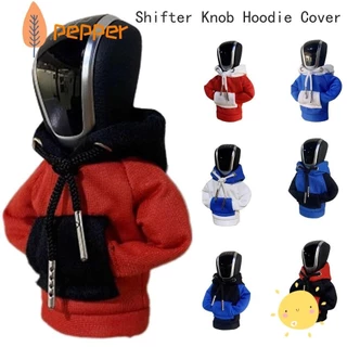 PEPPER Knob Hoodie Sweatshirt Com Capuz , Capa De Costura Colorida Para O Interior Do Carro Mudança De Marcha De Algodão Criativo