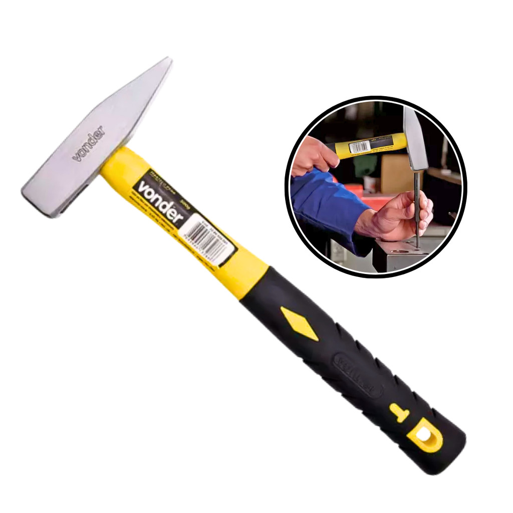 Martelo Pena 500g com Cabo de Fibra VONDER