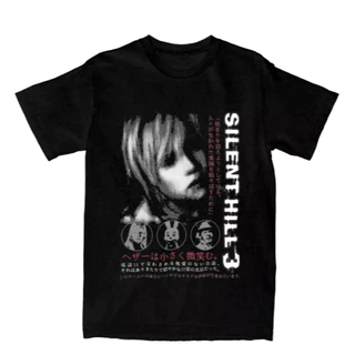 Camiseta Camisa Blusa Unissex Algodão Silent Hill 3 Men Women T Shirt Horror Game Envio em 24 horas