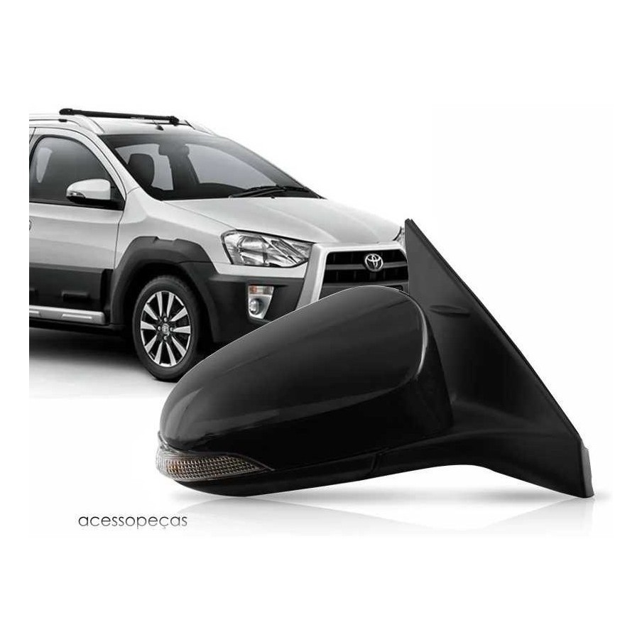 Retrovisor Etios Cross 2014 A 2016 Eletrico C/pisca Ld