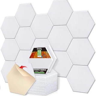 Adesivos Hexagonais De Parede Com Absorção Sonora Estúdio De Gravação De Ruído Redução Placa De Isolamento Sonoro Auto-Adesivo De Fibra De Poliéster De Feltro