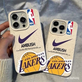 Estojo Para Telefone Com Etiqueta De Moda Aplicável iPhone 11 14 15 12 13 15pro Max 13pro 13Promax 14Promax 11Promax Xs XR xsmax 7 8plus 14 Mais Resistente A Quedas Lakers