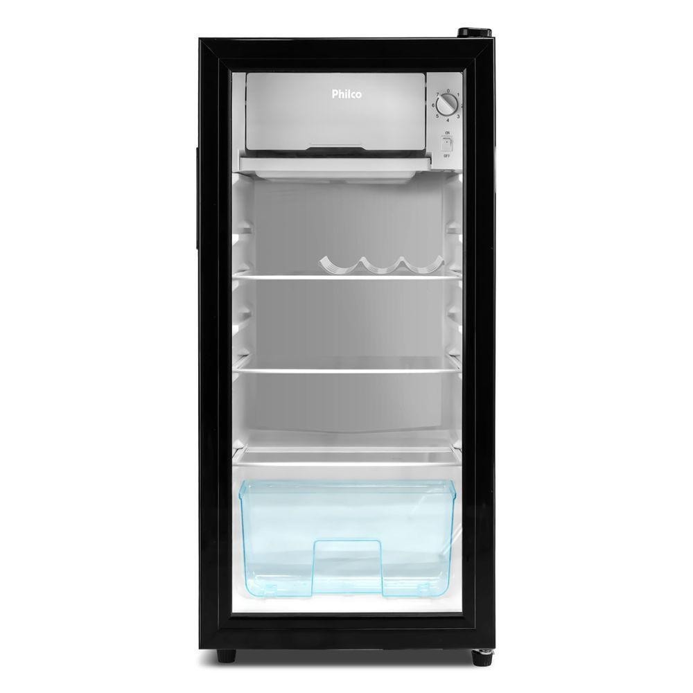 Frigobar Philco Pfg105pg Vidro Duplo 7 Níveis 85L 110V