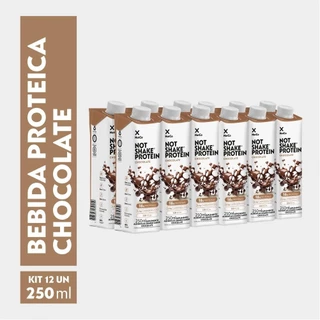 Kit 12x Bebida Proteica NotCo NotShake Protein 16g de Proteina Chocolate 250ml