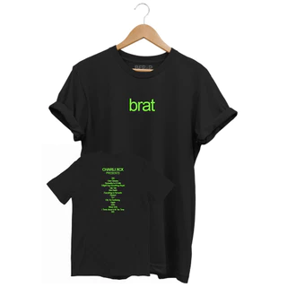 Camiseta Charli XCX - Brat (Tracklist) [Unissex]