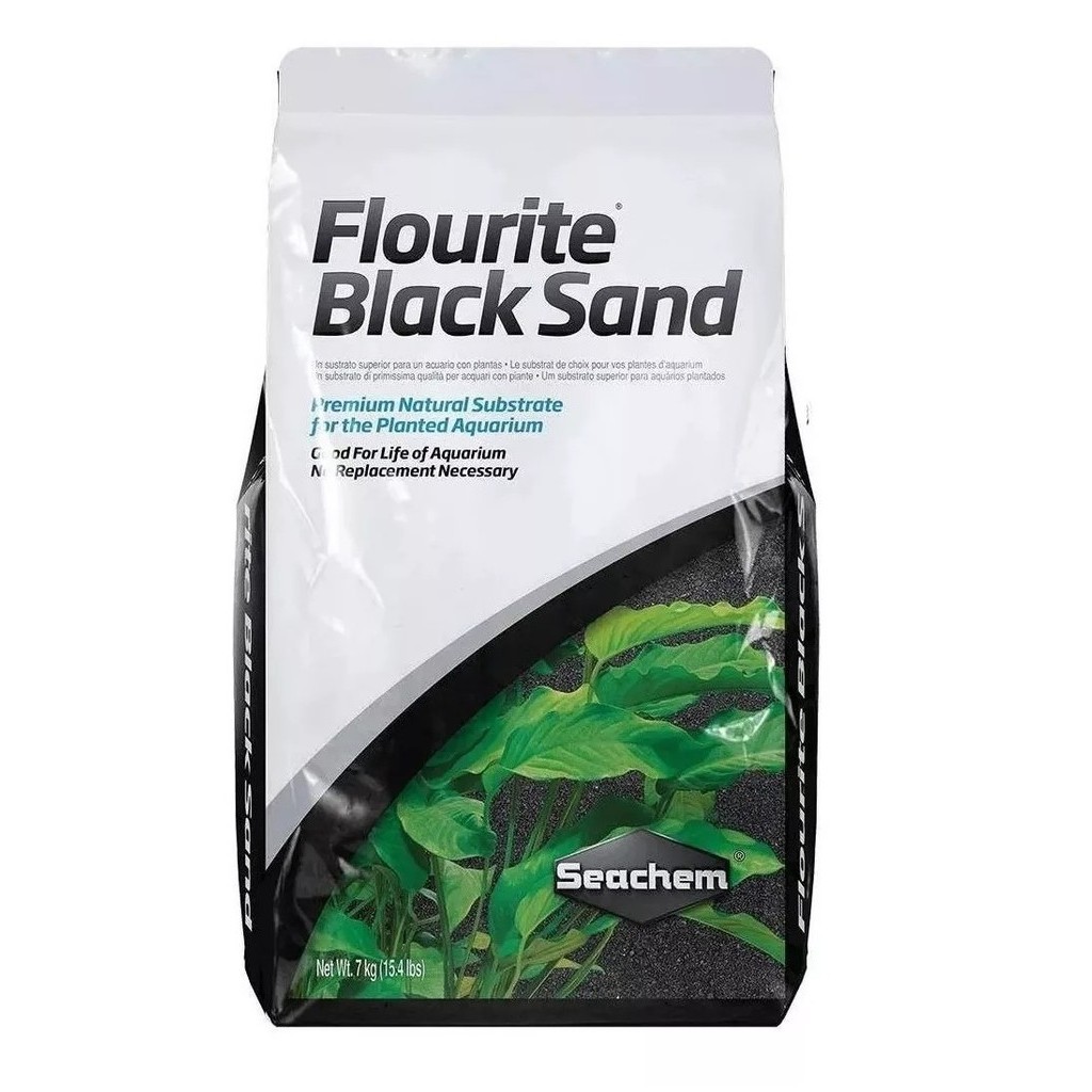 Seachem Flourite Black 3,5 Kg Substrato Fértil Aquá Plantado