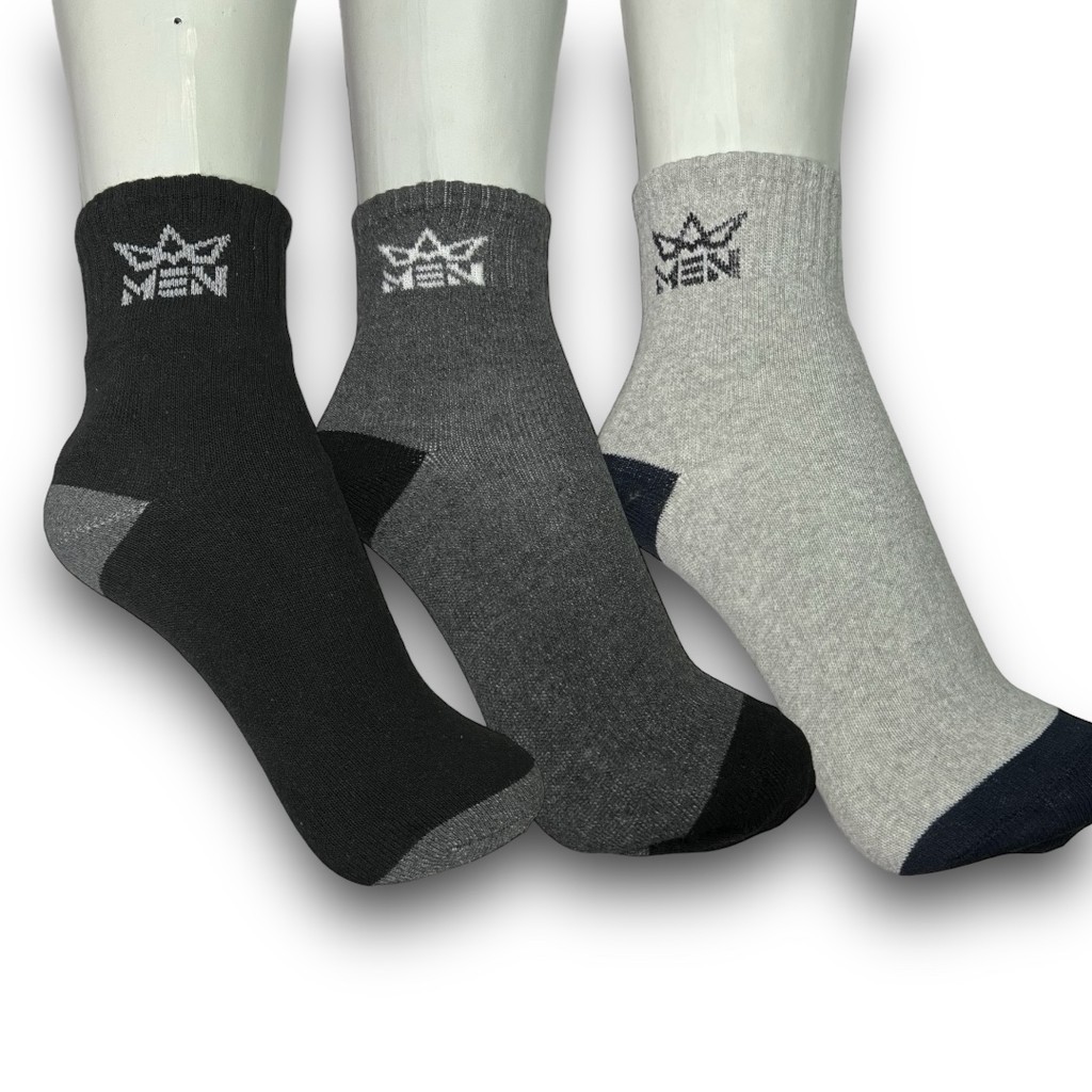 Kit 12 Pares De Meias Cano Médio