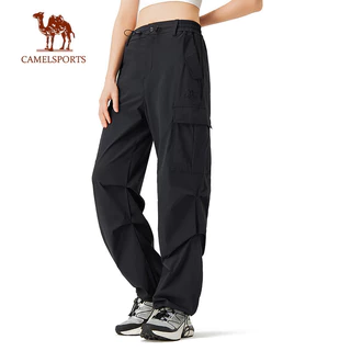 CAMEL SPORTS Macacão De Secagem Rápida Calças De Perna Larga Soltas Para Caminhadas Ao Ar Livre