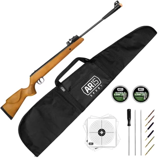 Kit Carabina 5.5 Tag Montana Mag Mola Kit Limpeza Chumbinho