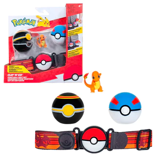 Cinto Com Boneco Charmander E 2 Pokébolas 003428D - Sunny