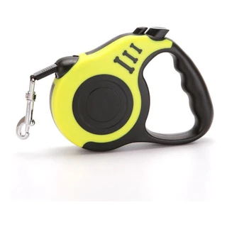 Coleira Guia Retrátil Para Pets Cachorro E Gato Até 20kg 3m