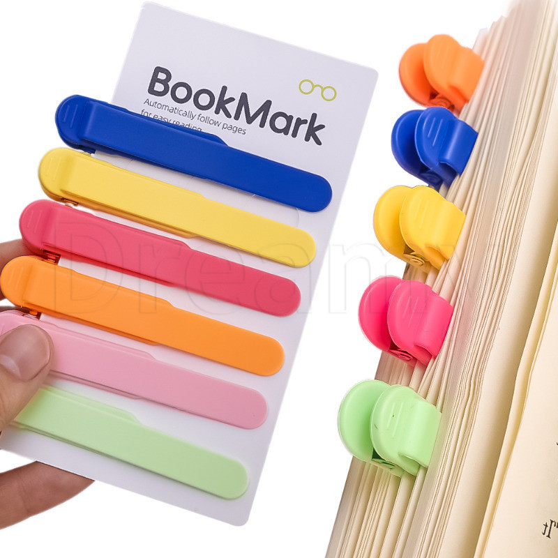 Clip De Silicone Para Marcadores De Livros-Páginas Acessórios Escolares De Escritório-Fivela