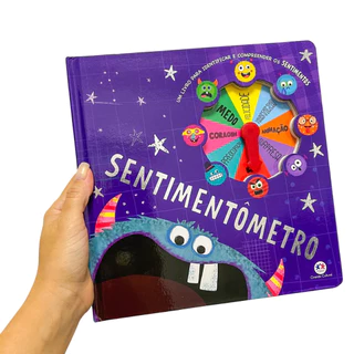 Sentimentometro - Emoções Inteligência Emocional Infantil - Ciranda Cultural - Livro Interativo